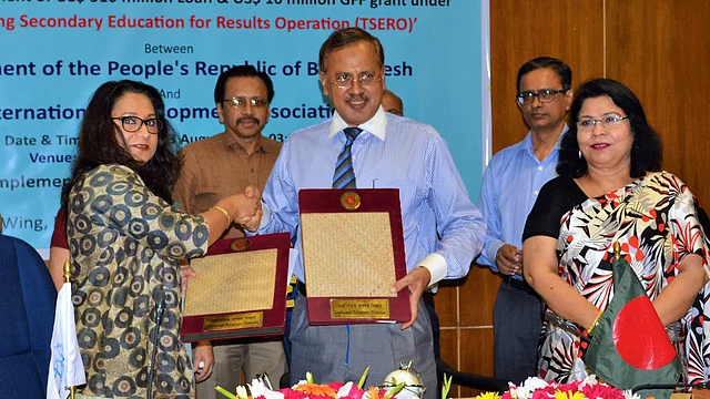 Secretary of the government`s economic relations division Kazi Shofiqul Azam and acting World Bank country director Rajashree Paralkar signed a deal, in Dhaka on Monday, for providing Bangladesh $510 million for financing a programme to improve secondary education
