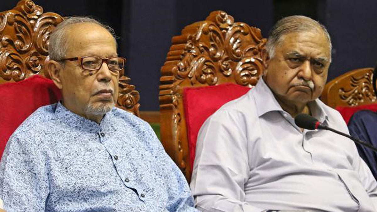 AQM Badruddoza Chowdhury and Eminent lawyer Kamal Hossain