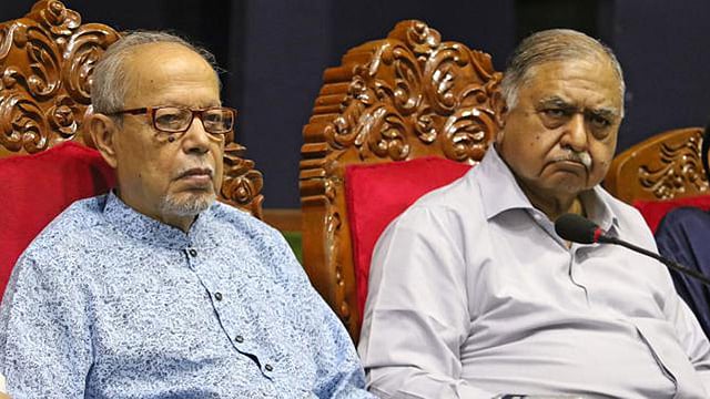 AQM Badruddoza Chowdhury and Eminent lawyer Kamal Hossain