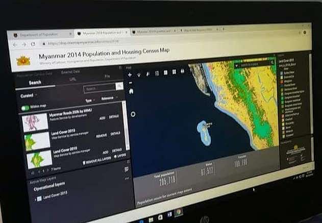Map of Myanmar. Photo: UNB.