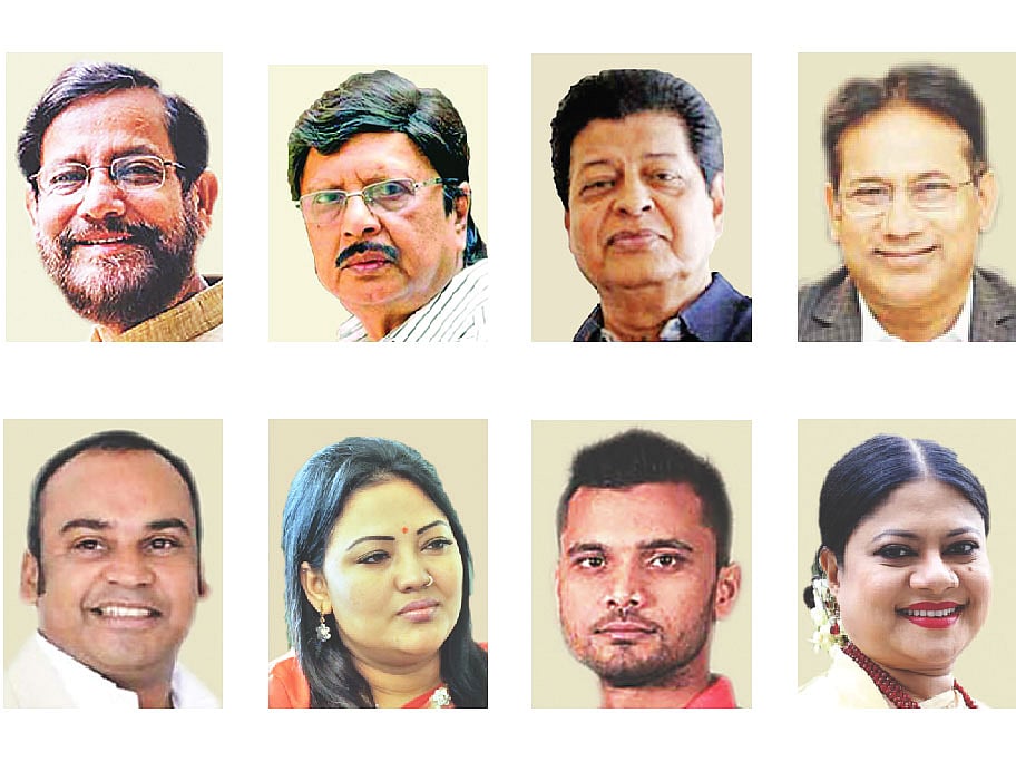 Asaduzzaman Noor, Sohel Rana, Faruk, Abdus Salam Murshedi, Naimur Rahman Durjoy, Momtaz Begum, Mashrafe Bin Murtaza, Kanak Chapa