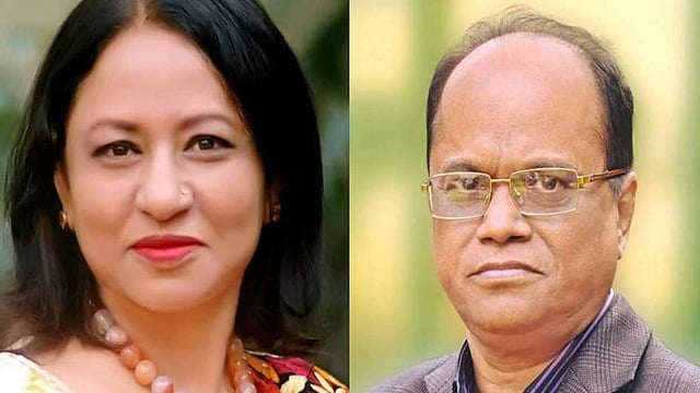 Farida Yasmin and Saiful Alam. Photo: Collected/ UNB