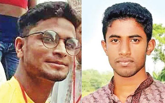 Accused Nur Uddin (L) and Shahadat Hossain. File Photo