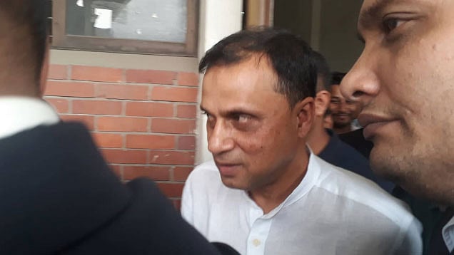 Convicted Giasuddin Al Mamun on the premises of Special Judge Court-3 in Dhaka on Wednesday. Photo: Asaduzzaman