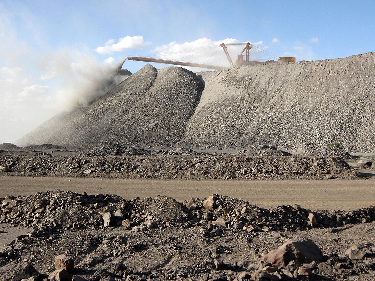 A mining machine is seen at the Bayan Obo mine containing rare earth minerals, in Inner Mongolia, China July 16, 2011.