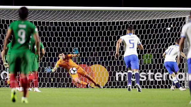 Brazil`s Philippe Coutinho scores their first goal from the penalty spot in the opening match of Copa America against Bolivia at Morumbi Stadium, Sao Paulo, Brazil on 14 June 2019. Photo: Reuters