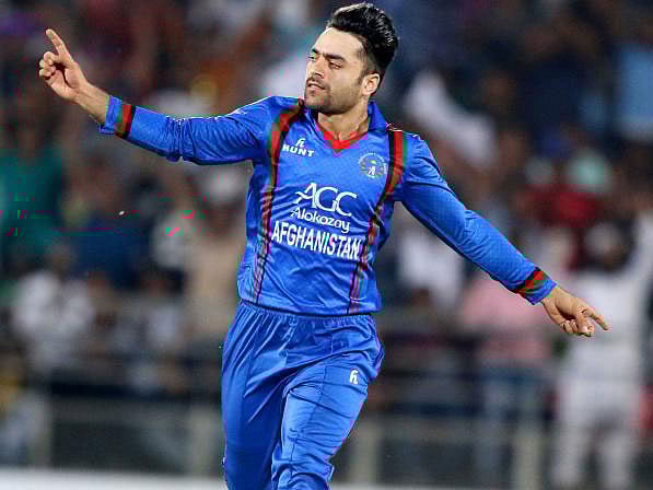 Rashid Khan named Afghanistan captain for all formet. Photo: AFP