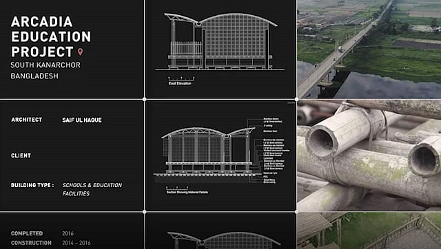 Arcadia Education Project, South Kanarchor, design. Photo: UNB
