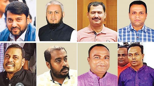 Ismail Hossain Samrat , Mominul Haque, Enamul Haque Arman, Shafiqul Islam, Khaled Mahmud Bhuiyan, Sohrab Hossain, Morsalin Ahmed, Maksudur Rahman. Prothom Alo Photo