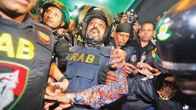 Arrested Dhaka South unit Jubo League president Ismail Hossain Samrat. Following his arrest Samrat was expelled from the youth wing of ruling Bangladesh Awami League. Prothom Alo File Photo