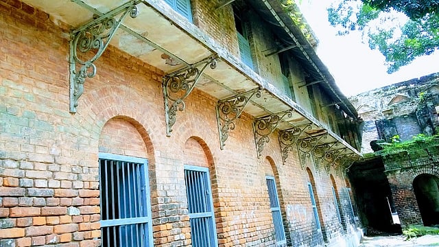 A structure at Teota zamindar bari