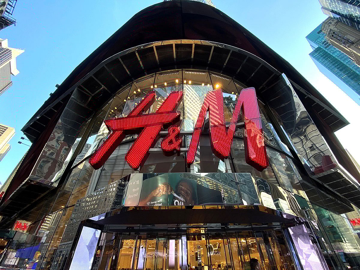 The H&M clothing store is seen in Times Square in Manhattan. Reuters file photo