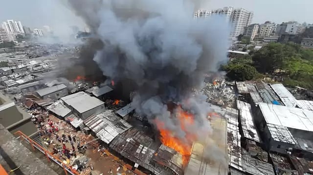 Rupnagar slum fire in control | Prothom Alo