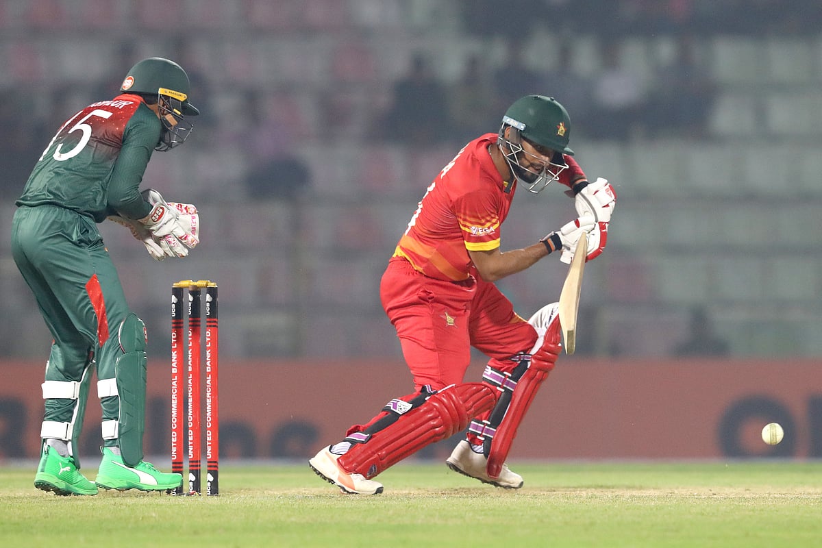 Bangladesh avoid Tiripano scare, seal ODI series. Photo: Shamsul Haque