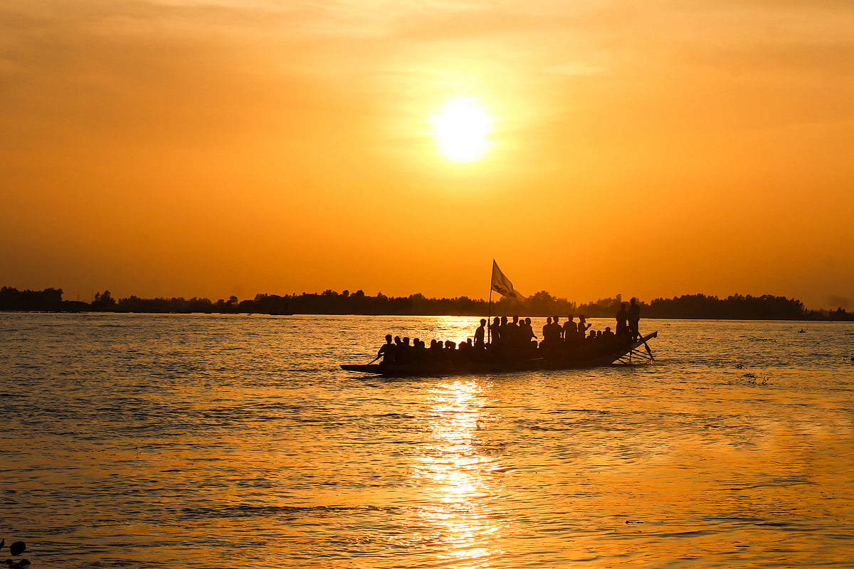 Sunset at Chalan Beel