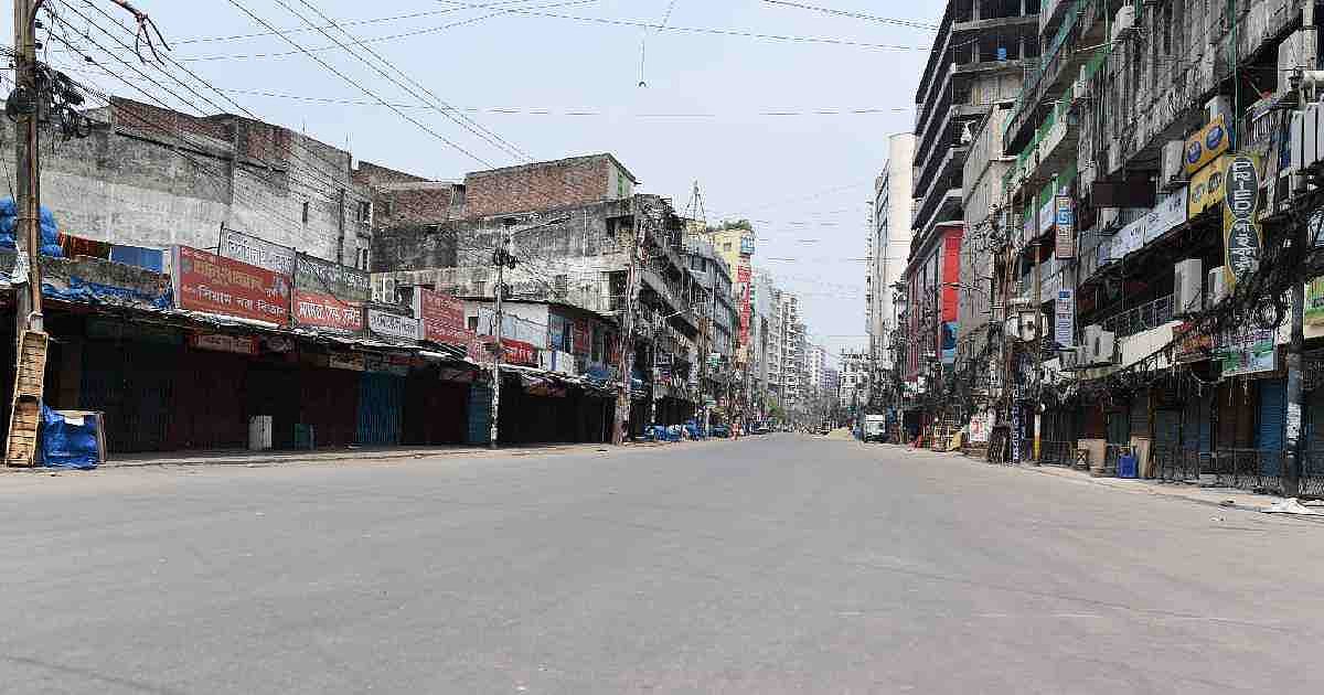 A street of Dhaka