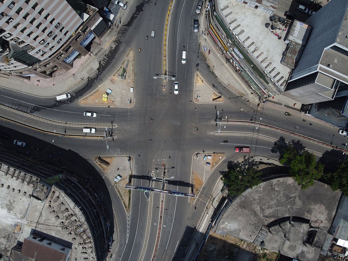 Gulshan-1 roundabout.