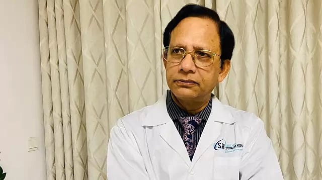 M A Khan, head of haematology at DMCH