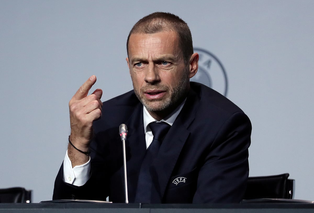 UEFA president Aleksander Ceferin during a press conference in Netherlands on 3 March, 2020.