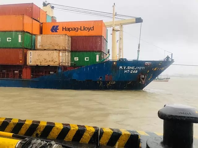 The goods laden ship ‘MV Sejuti’ from India, has arrived at Chattogram port on Tuesday.