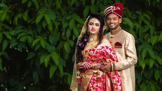 Nazmul with his wife Ratna