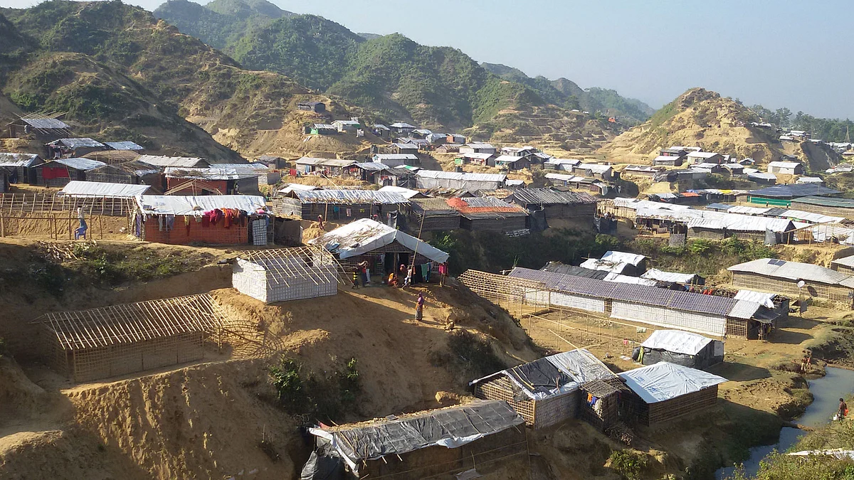 Rohingya camp in Bangladesh