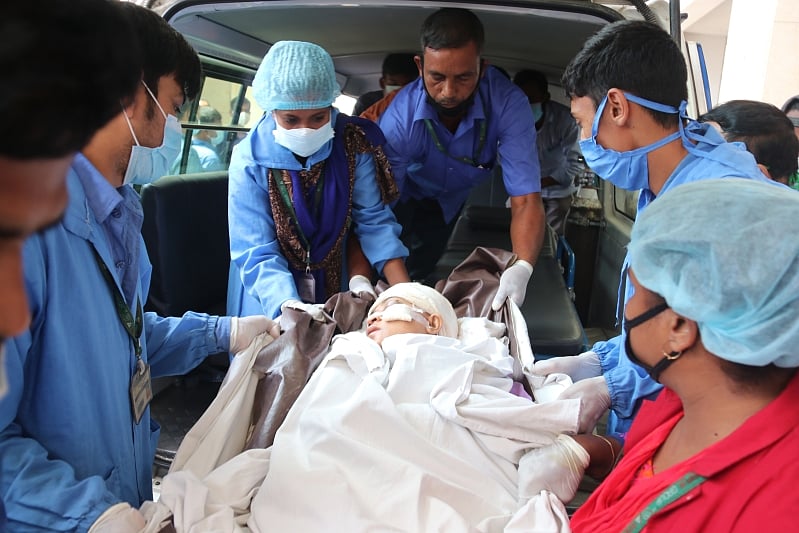 Ghoraghat upazila nirbahi officer Wahida Khanam is being treated at National Institute of Neurosciences and Hospital in Dhaka’s Agargaon