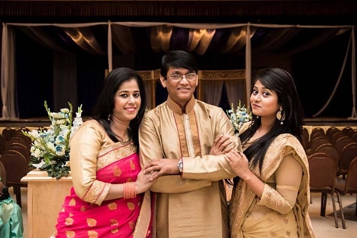 Azizul Hakim, his wife, Jinat Hakim and daughter Naza