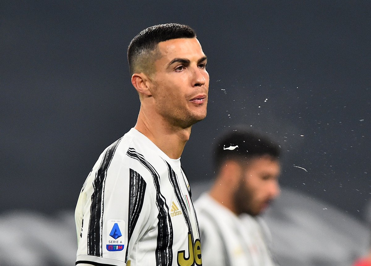Juventus' Cristiano Ronaldo looks dejected after a Serie A match against Fiorentina at Allianz Stadium, Turin, Italy on 22 December 2020