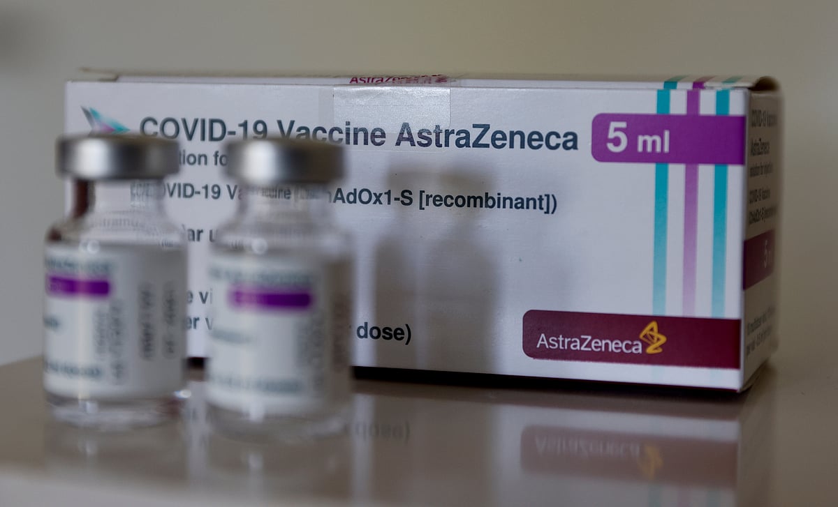 Vials of AstraZeneca's COVID-19 vaccine