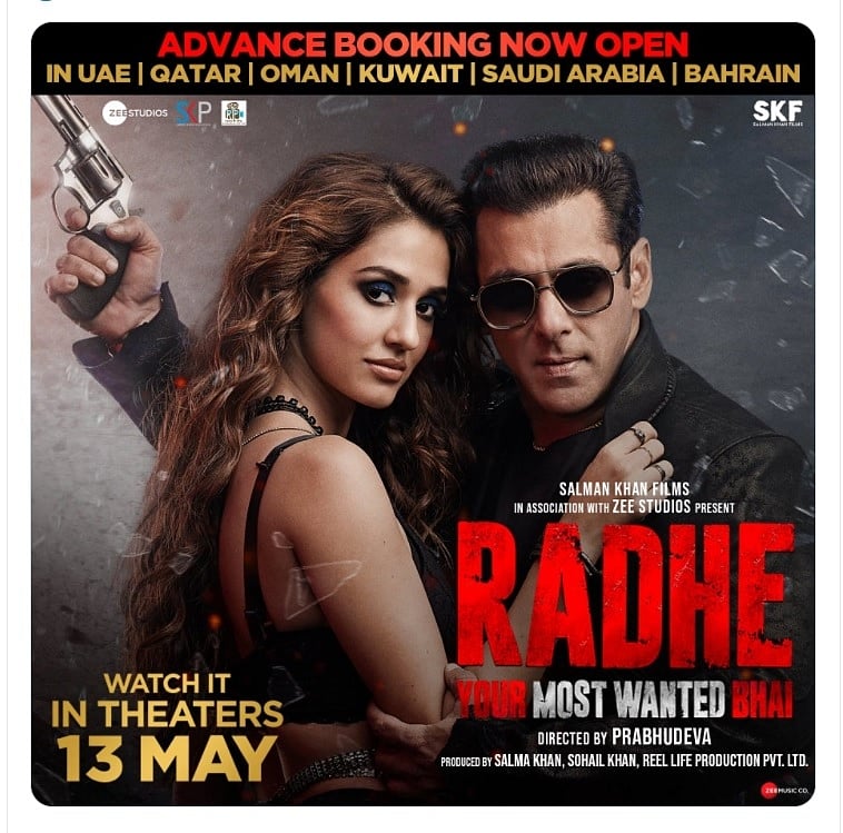 Salman Khan announces advance booking of ‘Radhe’ in UAE