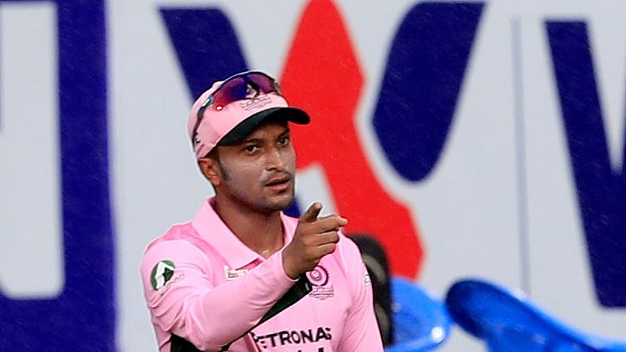 Shakib Al Hasan reacts