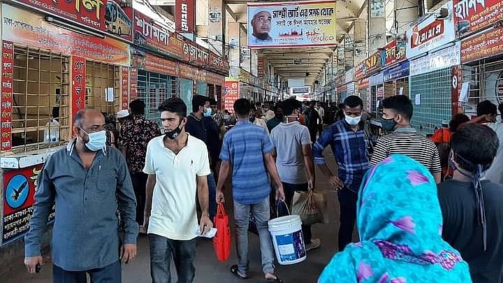 Passenger at Gabtali bus terminal on 22 July 2021