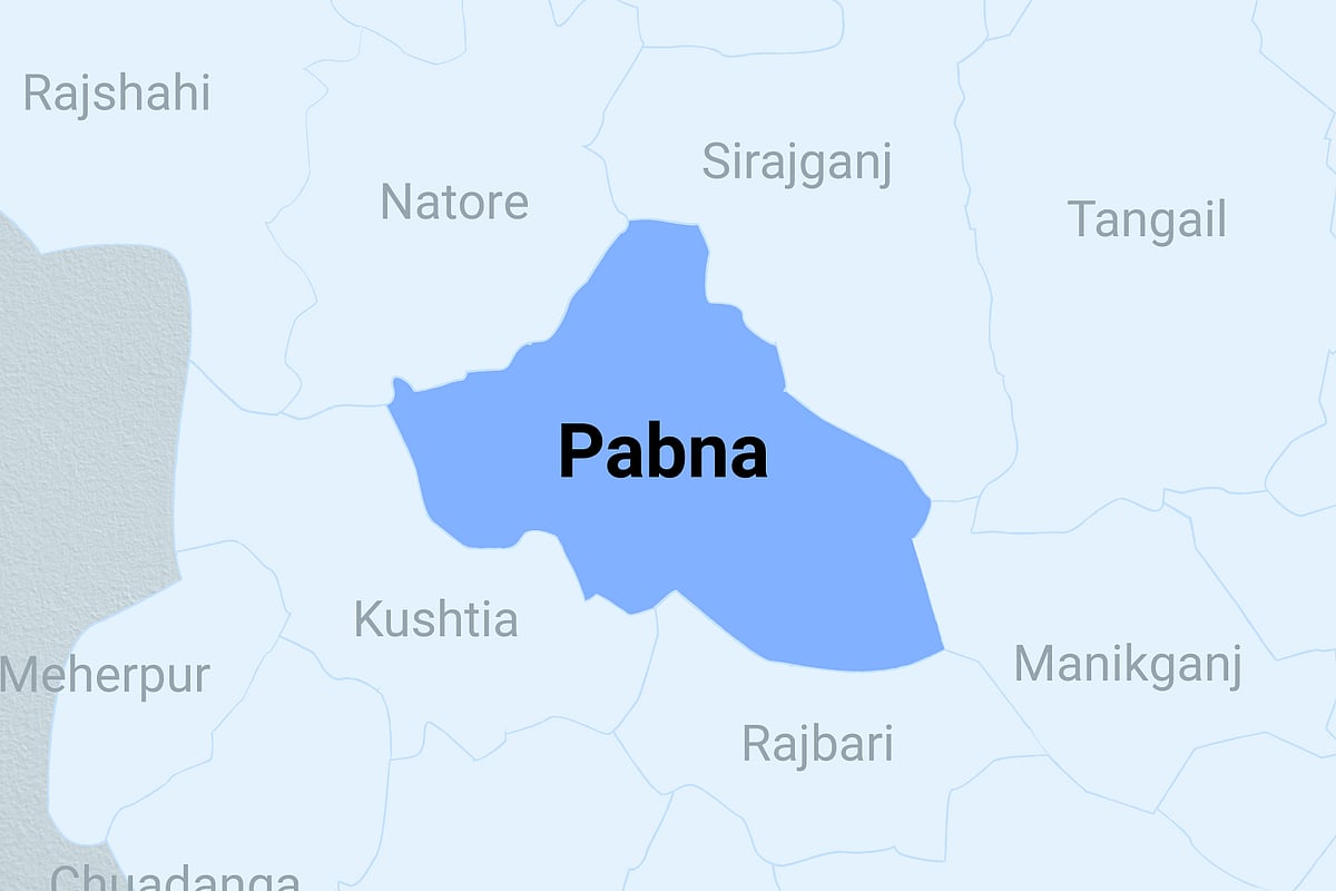 Map of Pabna