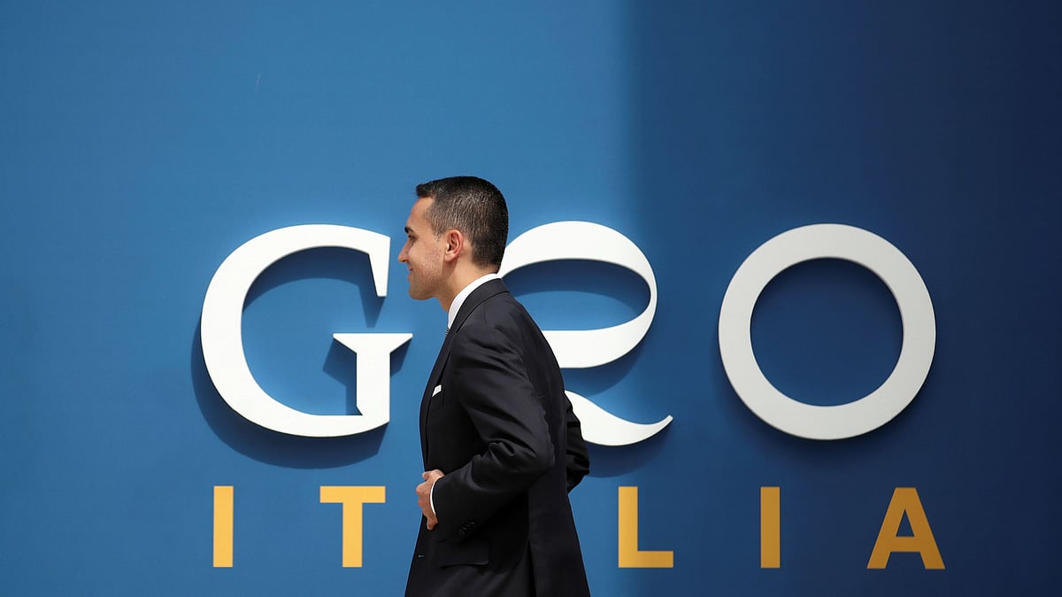 Italy's foreign minister Luigi Di Maio attends the G20 meeting of foreign and development ministers in Matera, Italy, 29 June 2021.