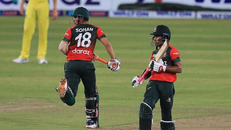 Afif (37) and Nurul (22) help Bangladesh to achieve their target with eight balls to spare in Dhaka.