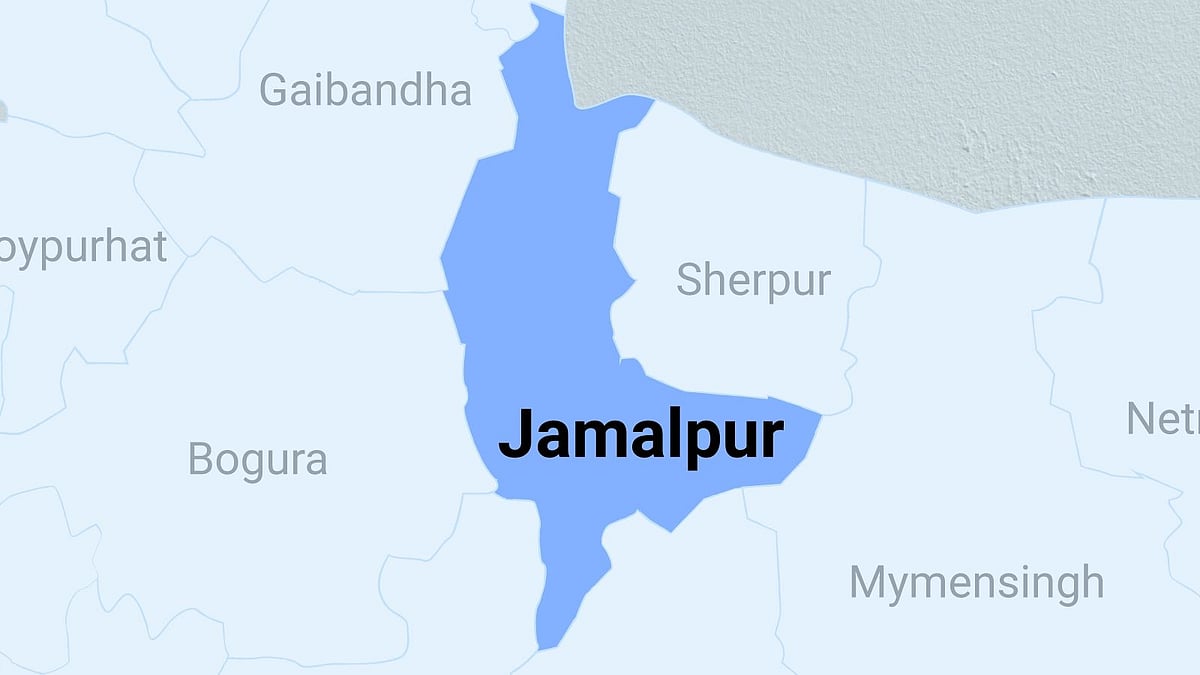 Map of Jamalpur