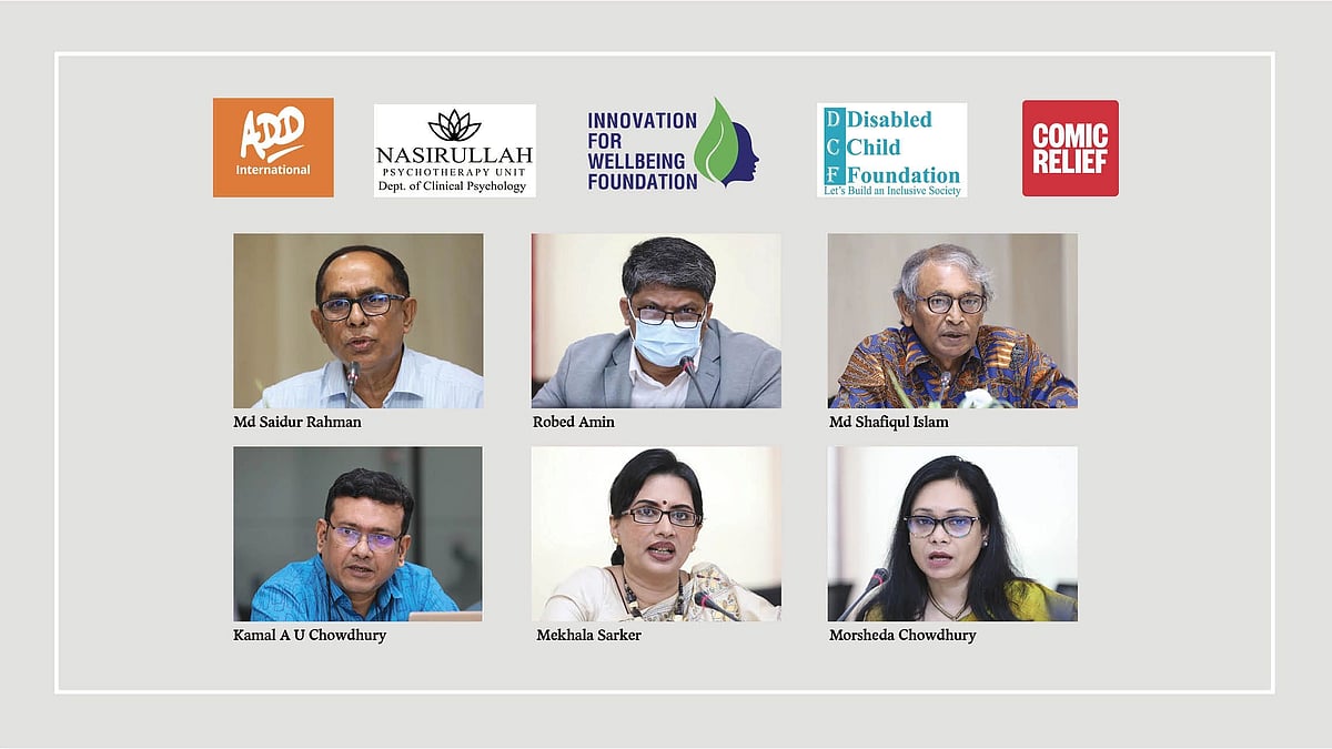 Speakers at a roundtable on mental health