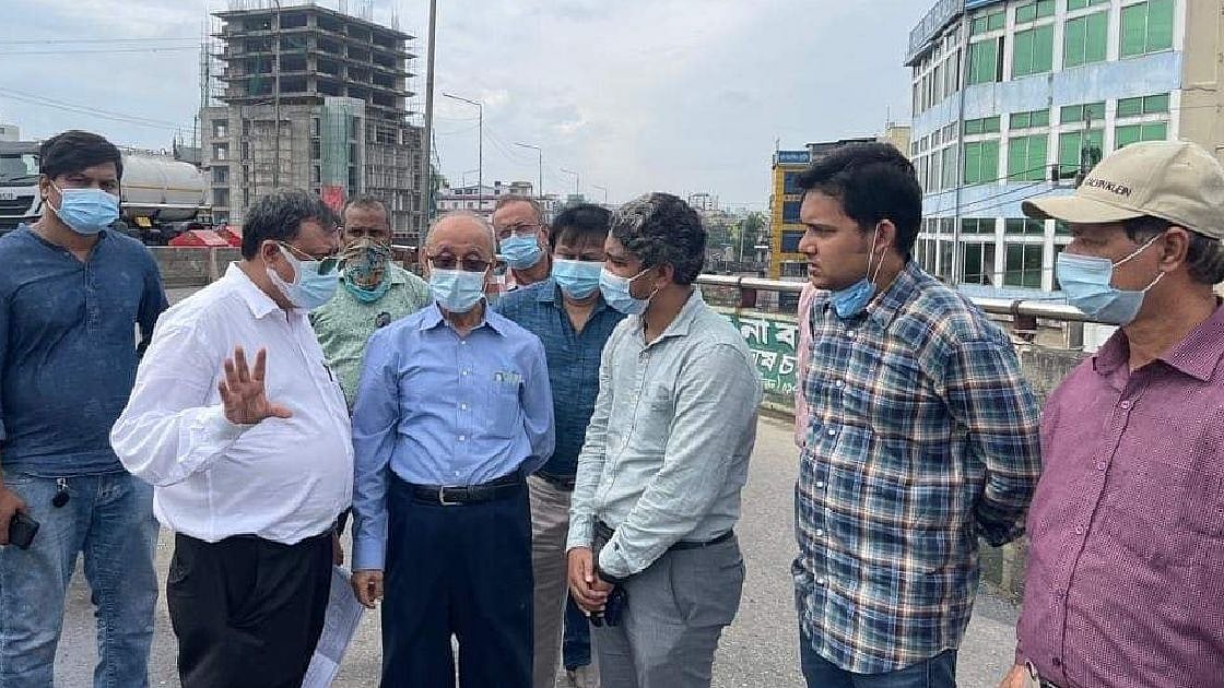 No cracks in the pillars of Bahaddarhat flyover: Designer company