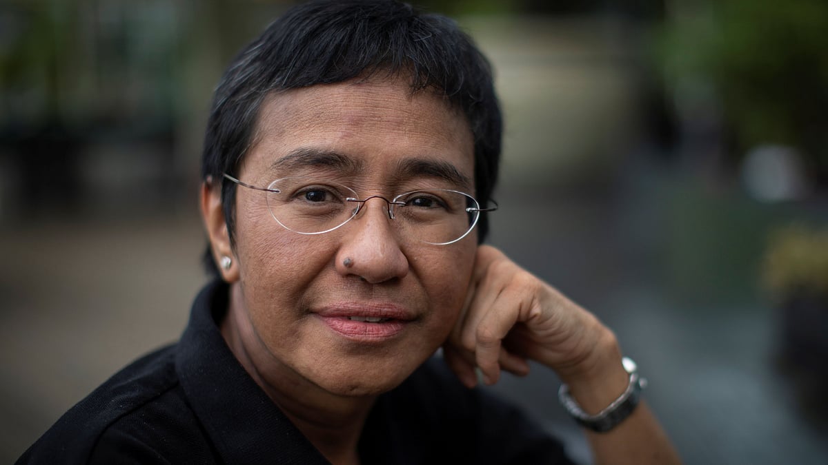 Filipino journalist and Rappler CEO Maria Ressa