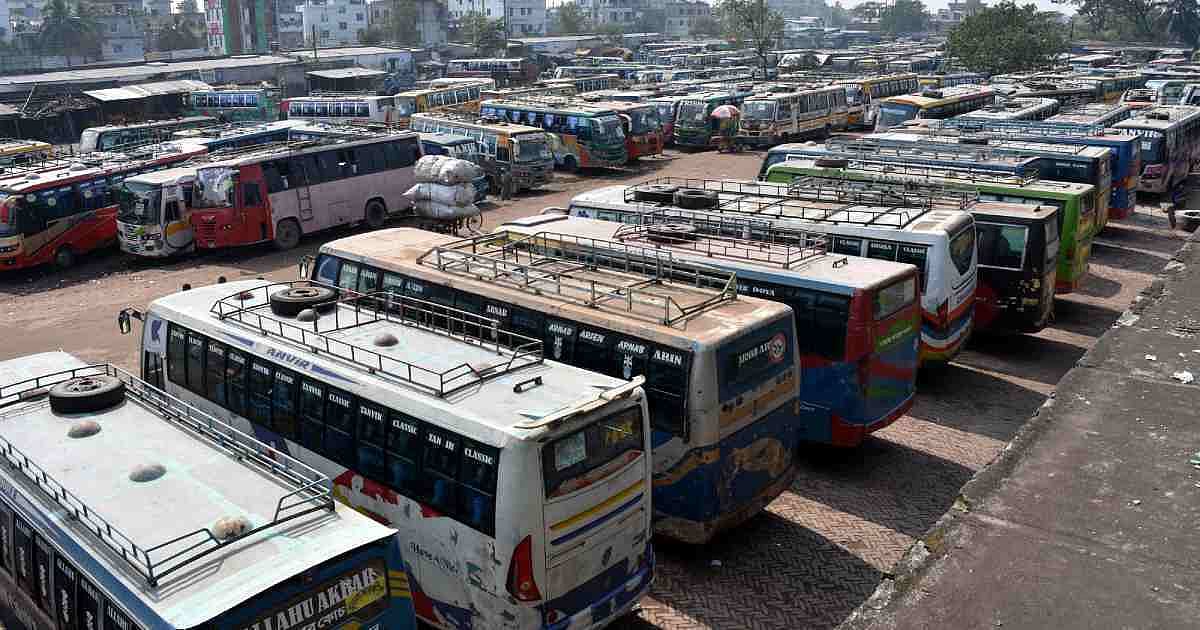 SSC examinees, others suffer as transport strike begins in Sylhet