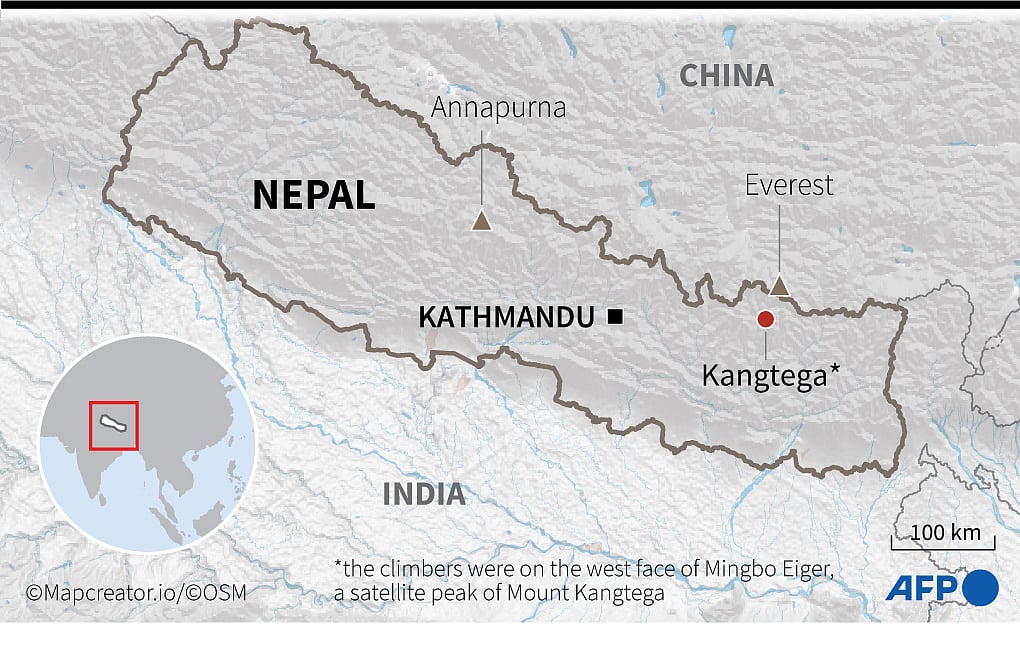 Map of Nepal