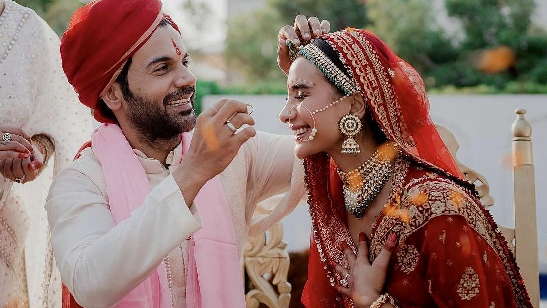 Actor Rajkummar Rao ties knot with actress Patralekhaa, in Chandigarh on 15 November 2021