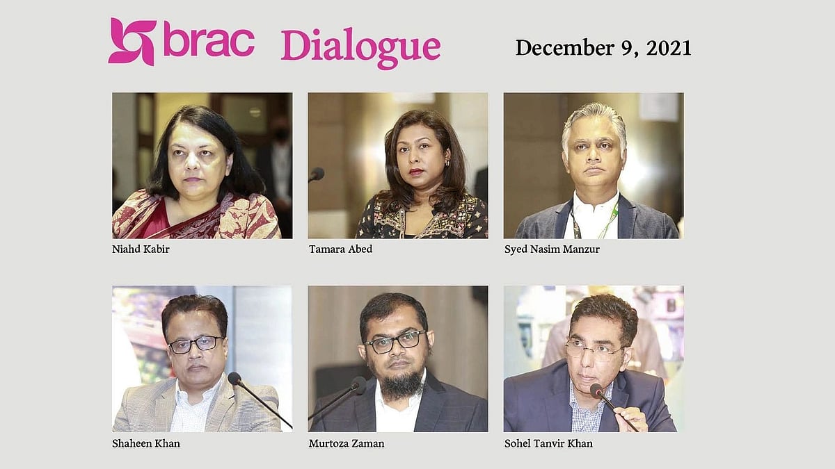 Brac's Skill Development Programme organises a dialogue on 'Increasing opportunities for employment of youth in the retail sector' at the BRAC centre in Mohakhali, Dhaka, on 9 December 2021