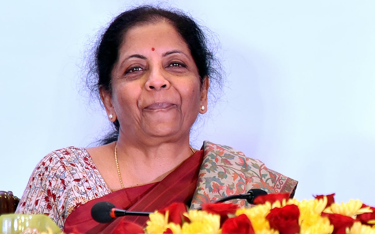 Indian Finance Minister Nirmala Sitharaman during interaction with Industry and other bodies on 'Contextual challenges & opportunities in the supply chain of export and imports', in New Delhi on 18 February 2020