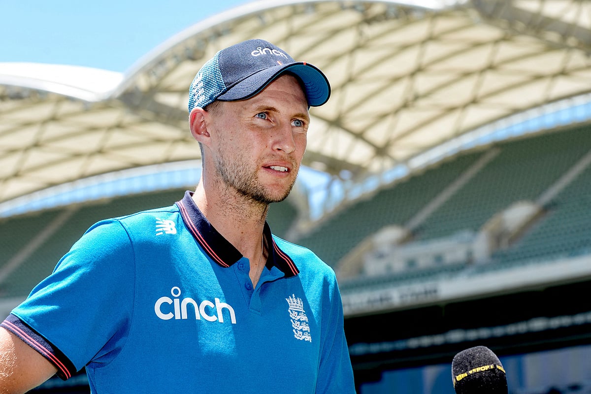 England cricket captain Joe Root speaks to media at Adelaide Oval on 14 December, 2021, ahead of the second Ashes Test against Australia in Adelaide