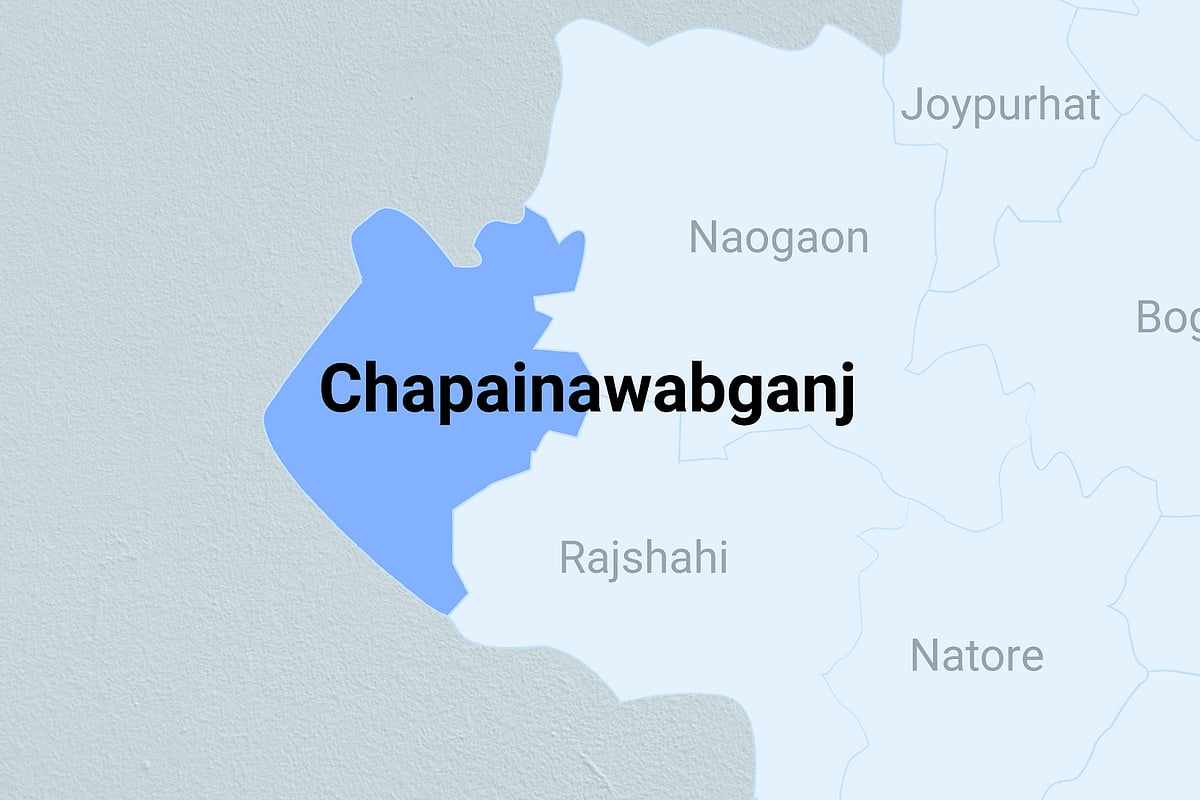 Map of Chapainawabganj district