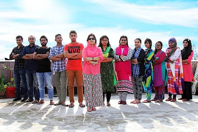 Momojaan Nargis with Le Reve co-workers