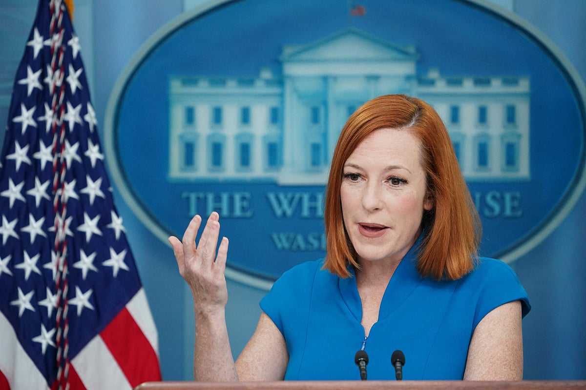 White House Press Secretary Jen Psaki speaks during the daily briefing in the James S Brady Press Briefing Room of the White House in Washington, DC, on 13 April, 2022