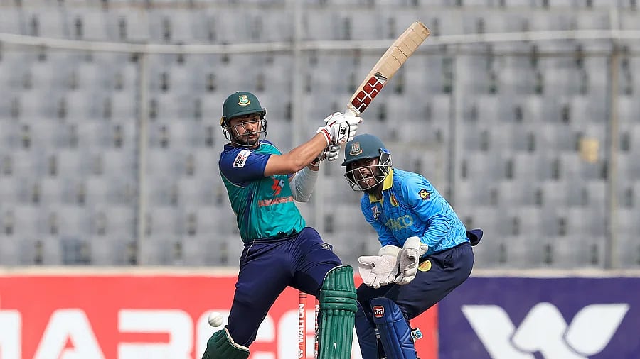 Nurul Hasan played a match-winning knock for Sheikh Jamal Dhanmondi Club.